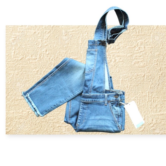 Distressed Jean Ci Sono Overalls - Picture 12 of 15